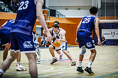 Basketball, Win2Day Superliga 2023/24, Grunddurchgang 7.Runde, Vienna Timberwolves, BBC Nord Dragonz, Jonas John (99)