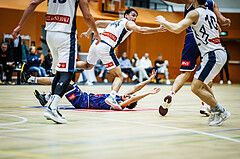 Basketball, Win2Day Superliga 2023/24, Grunddurchgang 7.Runde, Vienna Timberwolves, BBC Nord Dragonz, Ivor Kuresevic (44), Lukas Hahn (25)