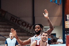 Basketball, Basketball Superliga 2023/24, Gunddurchgang 7. Runde, Oberwart Gunners, BC Vienna, Kris Monroe (13), Davor Konjevic (31)