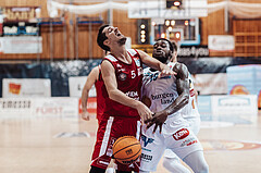 Basketball, Basketball Superliga 2023/24, Gunddurchgang 7. Runde, Oberwart Gunners, BC Vienna, Bogic Vujosevic (5), Trevion Lamar (10)