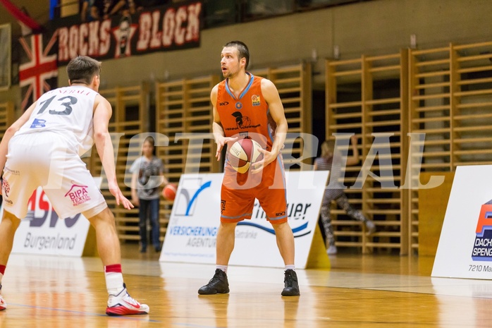 Basketball, 2.Bundesliga, Grunddurchgang 21.Runde, Mattersburg Rocks, Basket 2000 Vienna Warriors, Arnis Servuts (7)