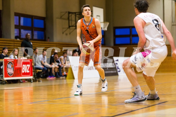Basketball, 2.Bundesliga, Grunddurchgang 21.Runde, Mattersburg Rocks, Basket 2000 Vienna Warriors, Elijas Rabelhofer (16)