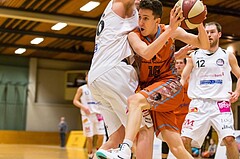 Basketball, 2.Bundesliga, Grunddurchgang 21.Runde, Mattersburg Rocks, Basket 2000 Vienna Warriors, Elijas Rabelhofer (16)
