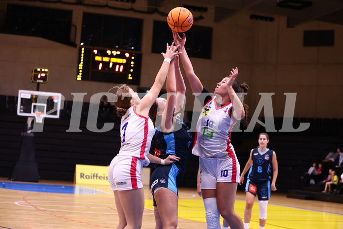 29.09.2024, Graz, Raiffeisen Sportpark, Basketball Damen Superliga 2024/25, Grunddurchgang, 1.Runde, UBSC-DBBC Graz - Vienna Timberwolves,  