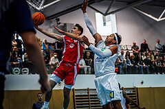 Basketball, Basketball Zweite Liga 2024/25, Grunddurchgang 1.Runde, Deutsch Wagram Alligators, Upper Austrian Ballers, Dominik Schachinger (9)