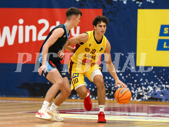 Basketball Zweite Liga 2024/25, Grunddurchgang 1.Runde Traiskirchen Lions NextGen vs. Vienna Timberwolves


