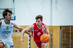 Basketball, Basketball Zweite Liga 2024/25, Grunddurchgang 1.Runde, Deutsch Wagram Alligators, Upper Austrian Ballers, Dominik Schachinger (9)