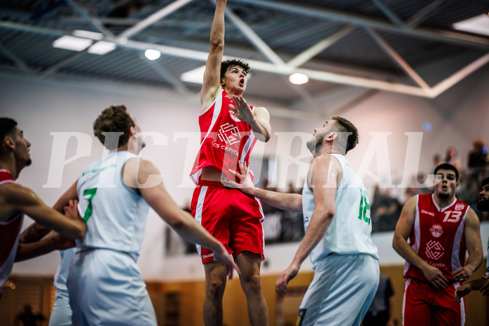 Basketball, Basketball Zweite Liga 2024/25, Grunddurchgang 1.Runde, Deutsch Wagram Alligators, Upper Austrian Ballers, Luis Streitberger (6)