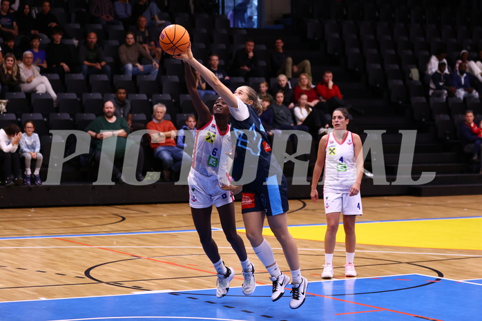 29.09.2024, Graz, Raiffeisen Sportpark, Basketball Damen Superliga 2024/25, Grunddurchgang, 1.Runde, UBSC-DBBC Graz - Vienna Timberwolves,  