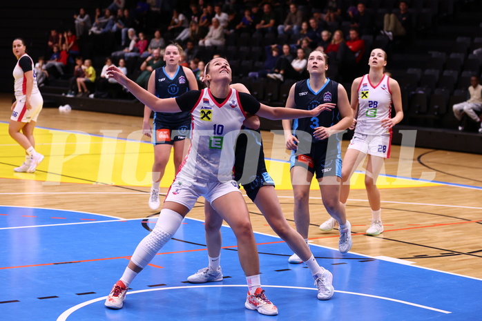 29.09.2024, Graz, Raiffeisen Sportpark, Basketball Damen Superliga 2024/25, Grunddurchgang, 1.Runde, UBSC-DBBC Graz - Vienna Timberwolves,  