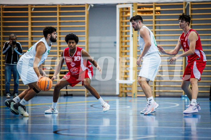 Basketball, Basketball Zweite Liga 2024/25, Grunddurchgang 1.Runde, Deutsch Wagram Alligators, Upper Austrian Ballers, Josip Valentic (55), Leandro Rubio-Frias (10)
