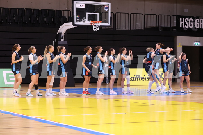 29.09.2024, Graz, Raiffeisen Sportpark, Basketball Damen Superliga 2024/25, Grunddurchgang, 1.Runde, UBSC-DBBC Graz - Vienna Timberwolves,  