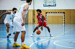 Basketball, Basketball Zweite Liga 2024/25, Grunddurchgang 1.Runde, Deutsch Wagram Alligators, Upper Austrian Ballers, Leandro Rubio-Frias (10)
