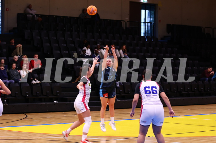 29.09.2024, Graz, Raiffeisen Sportpark, Basketball Damen Superliga 2024/25, Grunddurchgang, 1.Runde, UBSC-DBBC Graz - Vienna Timberwolves,  