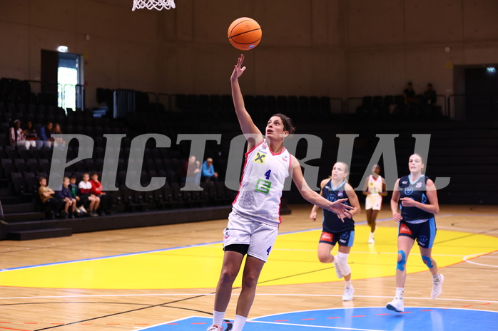 29.09.2024, Graz, Raiffeisen Sportpark, Basketball Damen Superliga 2024/25, Grunddurchgang, 1.Runde, UBSC-DBBC Graz - Vienna Timberwolves,  