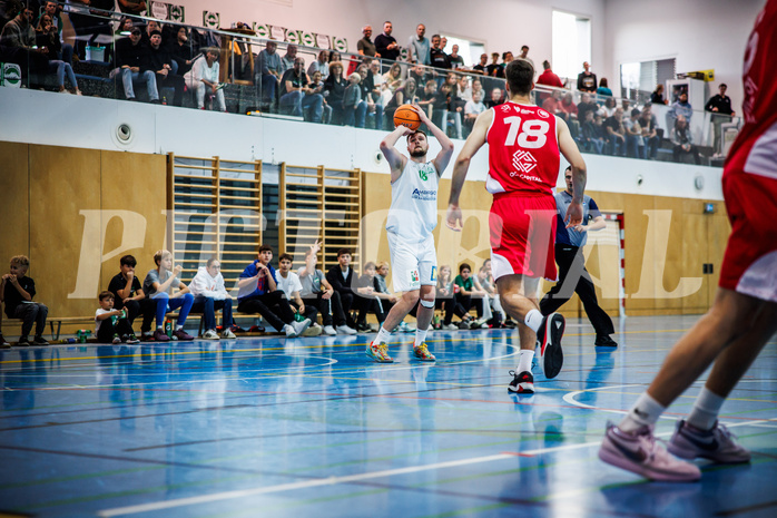 Basketball, Basketball Zweite Liga 2024/25, Grunddurchgang 1.Runde, Deutsch Wagram Alligators, Upper Austrian Ballers, Matej Drgon (18)