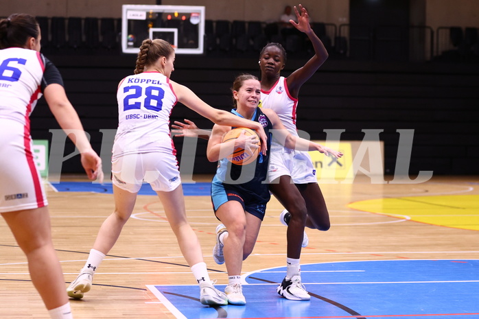 29.09.2024, Graz, Raiffeisen Sportpark, Basketball Damen Superliga 2024/25, Grunddurchgang, 1.Runde, UBSC-DBBC Graz - Vienna Timberwolves,  