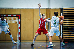 Basketball, Basketball Zweite Liga 2024/25, Grunddurchgang 1.Runde, Deutsch Wagram Alligators, Upper Austrian Ballers, Simon Hintenaus (8), Ognjen Drljaca (6)
