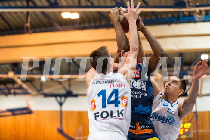 Basketball, ABL 2017/18, Grunddurchgang 15.Runde, Oberwart Gunners, Kapfenberg Bulls, Kareem Jamar (4)