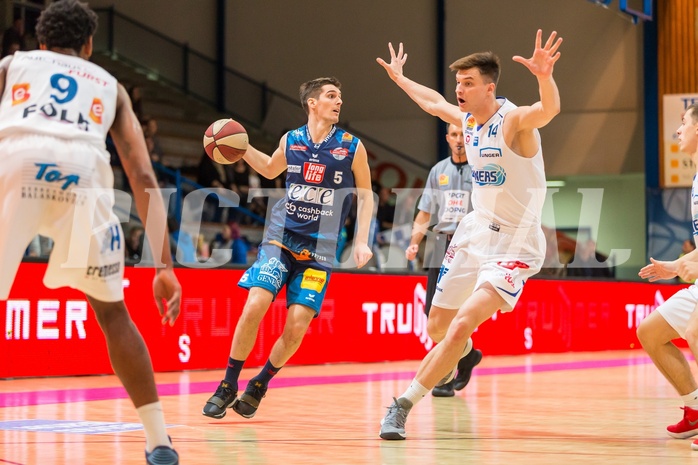 Basketball, ABL 2017/18, Grunddurchgang 15.Runde, Oberwart Gunners, Kapfenberg Bulls, Bogic Vujosevic (5)