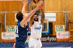 Basketball, ABL 2017/18, Grunddurchgang 15.Runde, Oberwart Gunners, Kapfenberg Bulls, Aaron Ross (13)