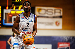 Basketball, win2day Basketball Superliga 2024/25, Qualifikationsrunde 7
, BBC Nord Dragonz, Fürstenfeld Panthers, Peter Turay (12)