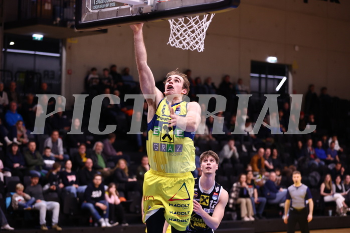 28.03.2025, Graz, Raiffeisen Sportpark Graz, Basketball Superliga 2024/25, 7. Platzierungsrunde, UBSC Graz - Gmunden Swans