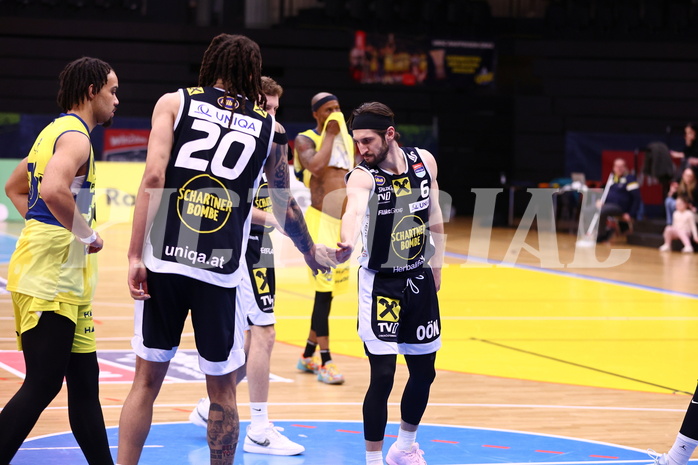 28.03.2025, Graz, Raiffeisen Sportpark Graz, Basketball Superliga 2024/25, 7. Platzierungsrunde, UBSC Graz - Gmunden Swans