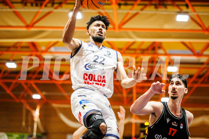 Basketball, win2day Basketball Superliga 2024/25, Qualifikationsrunde 7
, BBC Nord Dragonz, Fürstenfeld Panthers, Jalen Green (22)