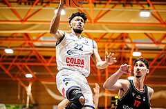 Basketball, win2day Basketball Superliga 2024/25, Qualifikationsrunde 7
, BBC Nord Dragonz, Fürstenfeld Panthers, Jalen Green (22)