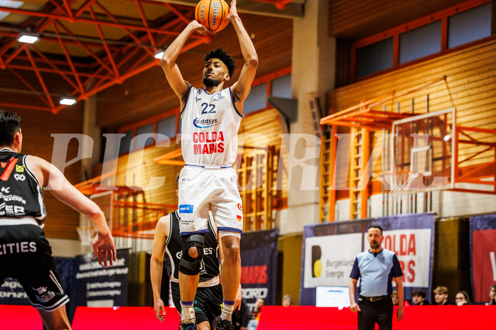 Basketball, win2day Basketball Superliga 2024/25, Qualifikationsrunde 7
, BBC Nord Dragonz, Fürstenfeld Panthers, Jalen Green (22)