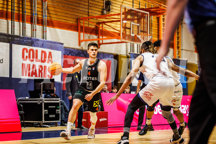 Basketball, win2day Basketball Superliga 2024/25, Qualifikationsrunde 7
, BBC Nord Dragonz, Fürstenfeld Panthers, Armin Hrstic (4)