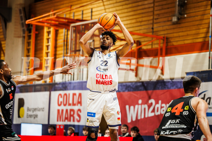 Basketball, win2day Basketball Superliga 2024/25, Qualifikationsrunde 7
, BBC Nord Dragonz, Fürstenfeld Panthers, Jalen Green (22)