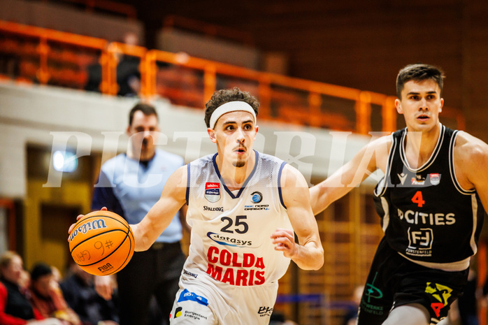 Basketball, win2day Basketball Superliga 2024/25, Qualifikationsrunde 7
, BBC Nord Dragonz, Fürstenfeld Panthers, Lukas Hahn (25)