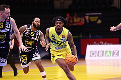28.03.2025, Graz, Raiffeisen Sportpark Graz, Basketball Superliga 2024/25, 7. Platzierungsrunde, UBSC Graz - Gmunden Swans