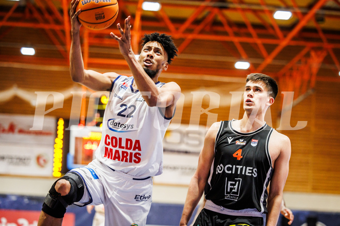 Basketball, win2day Basketball Superliga 2024/25, Qualifikationsrunde 7
, BBC Nord Dragonz, Fürstenfeld Panthers, Jalen Green (22)