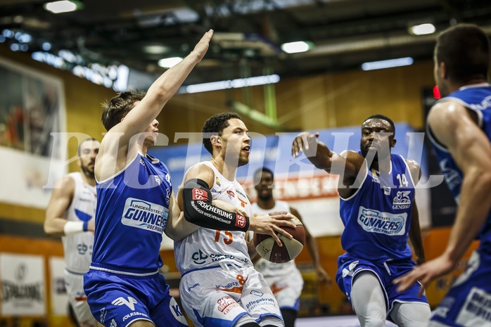 Basketball, ABL 2018/19, Grunddurchgang 34.Runde, Kapfenberg Bulls, Oberwart Gunners, Marck Coffin (15)