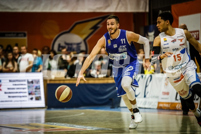 Basketball, ABL 2018/19, Grunddurchgang 34.Runde, Kapfenberg Bulls, Oberwart Gunners, Hayden Thomas Lescault (11)