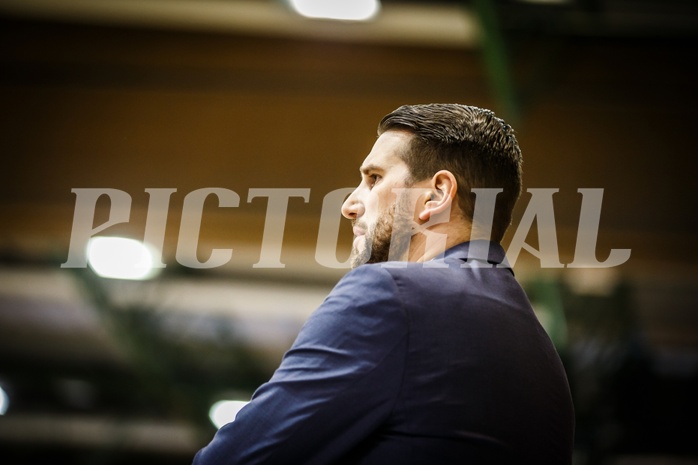 Basketball, ABL 2018/19, Grunddurchgang 34.Runde, Kapfenberg Bulls, Oberwart Gunners, Horst Leitner (Coach)