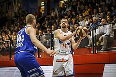 Basketball, ABL 2018/19, Grunddurchgang 34.Runde, Kapfenberg Bulls, Oberwart Gunners, Milan Stegnjaic (11)