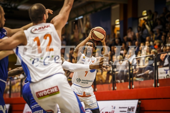 Basketball, ABL 2018/19, Grunddurchgang 34.Runde, Kapfenberg Bulls, Oberwart Gunners, Xavier Ford (7)