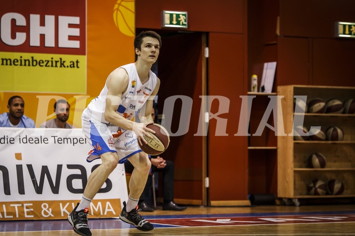 Basketball, ABL 2018/19, Grunddurchgang 34.Runde, Kapfenberg Bulls, Oberwart Gunners, Tobias Schrittwieser (14)