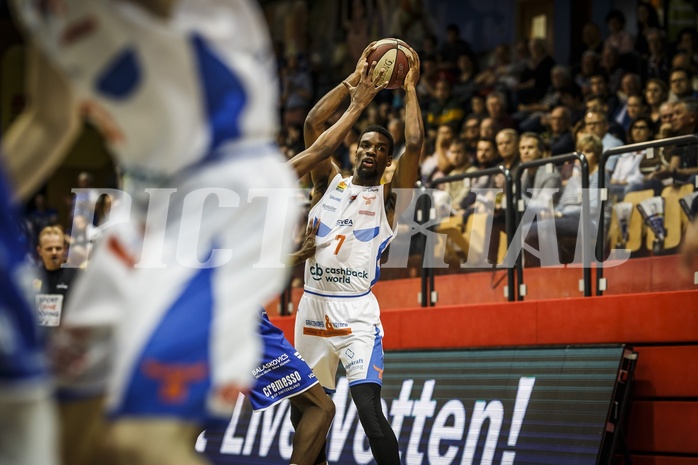 Basketball, ABL 2018/19, Grunddurchgang 34.Runde, Kapfenberg Bulls, Oberwart Gunners, Xavier Ford (7)