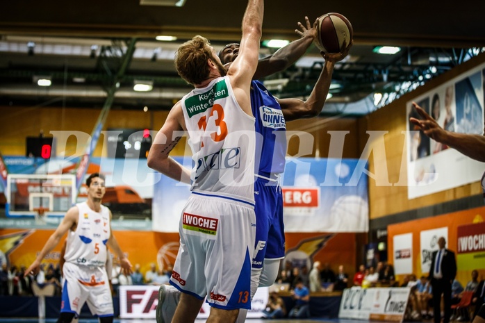Basketball, ABL 2018/19, Grunddurchgang 34.Runde, Kapfenberg Bulls, Oberwart Gunners, Christopher Tawiah (14)