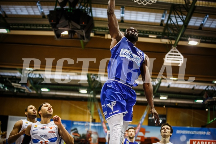 Basketball, ABL 2018/19, Grunddurchgang 34.Runde, Kapfenberg Bulls, Oberwart Gunners, Christopher Tawiah (14)
