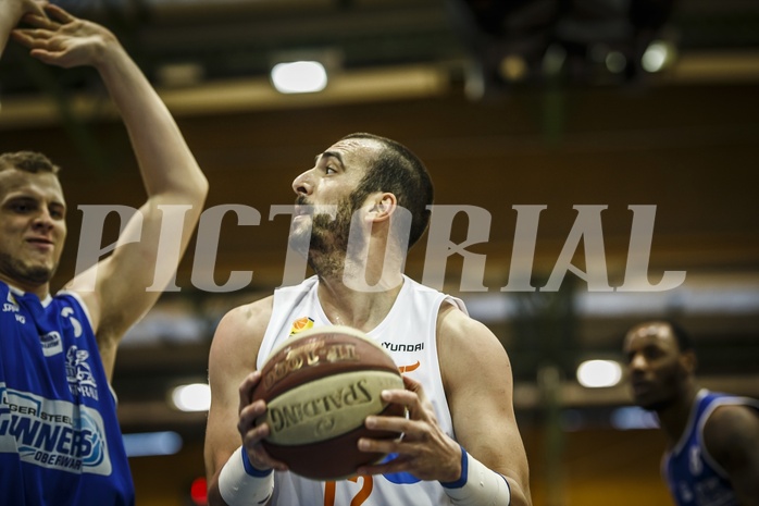 Basketball, ABL 2018/19, Grunddurchgang 34.Runde, Kapfenberg Bulls, Oberwart Gunners, Marino Sarlija (12)