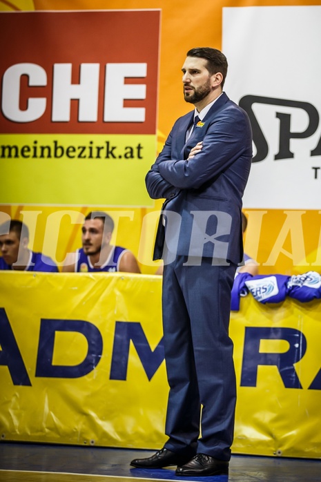Basketball, ABL 2018/19, Grunddurchgang 34.Runde, Kapfenberg Bulls, Oberwart Gunners, Horst Leitner (Coach)