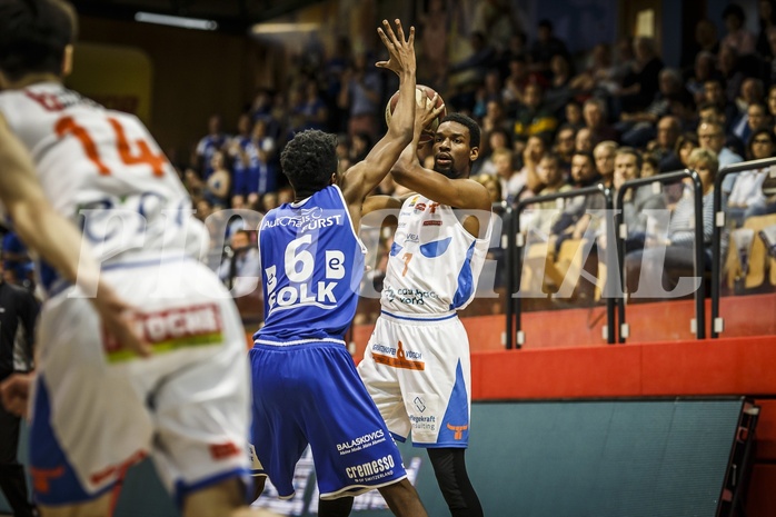 Basketball, ABL 2018/19, Grunddurchgang 34.Runde, Kapfenberg Bulls, Oberwart Gunners, Xavier Ford (7)