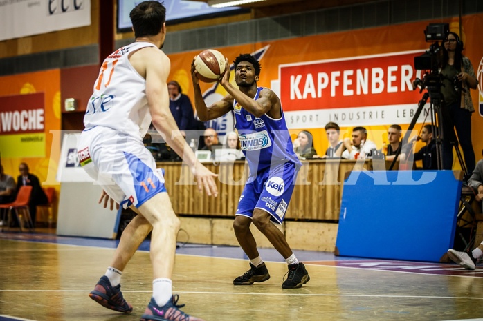 Basketball, ABL 2018/19, Grunddurchgang 34.Runde, Kapfenberg Bulls, Oberwart Gunners, Dwane Miner (6)