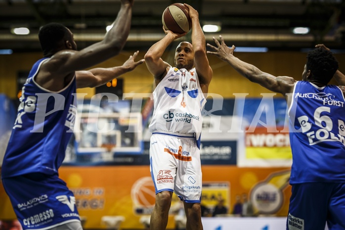 Basketball, ABL 2018/19, Grunddurchgang 34.Runde, Kapfenberg Bulls, Oberwart Gunners, Elijah Wilson (4)